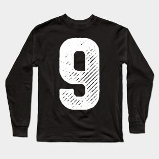 Rough Number 9 Long Sleeve T-Shirt